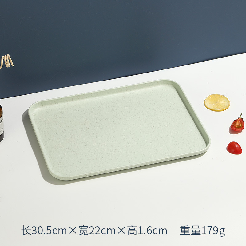 長方形のトレイ、水カップ、ティーカップ、フルーツプレート、大容量、食堂、ホテル、北欧風、インスタで話題の同型|undefined