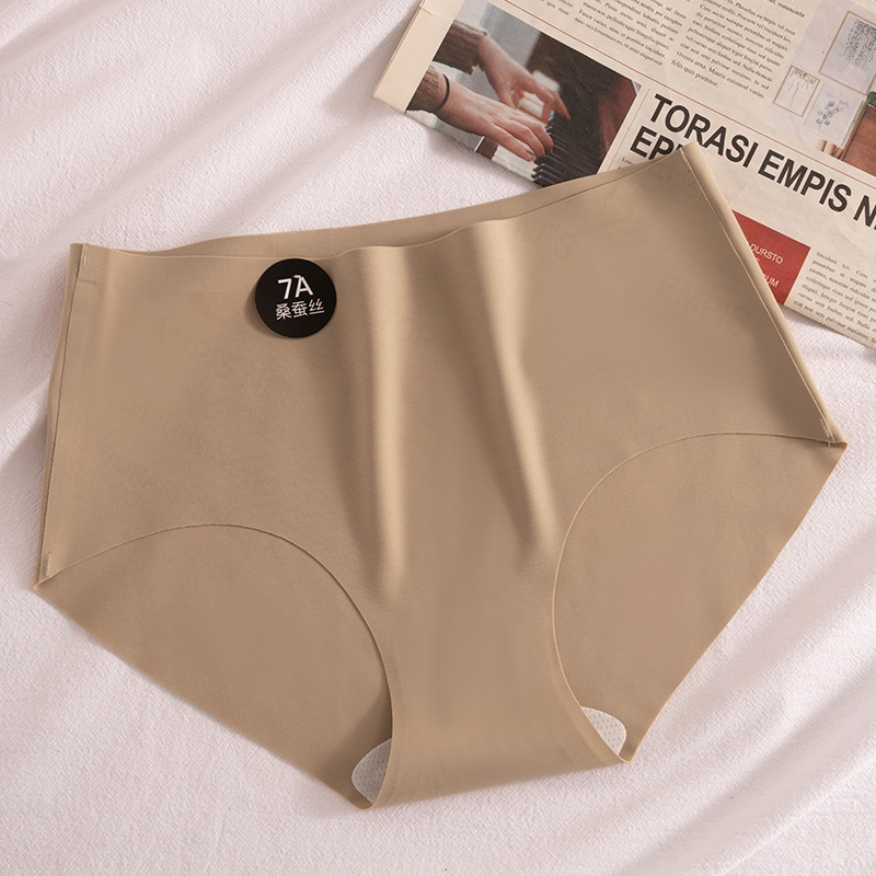 Alta calidad sin costuras de seda de hielo yoga deportes sin clip de cadera sin deformación seda de hielo sin costuras Mediados de cintura cómodos escritos para mujeres