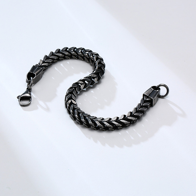 Fashion Geometric Stainless Steel Plating Men'S Bracelets display picture 4