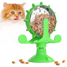 猫咪狗狗投食器滚轮旋转漏食器宠物玩具解闷自嗨用品钱滚轮神器