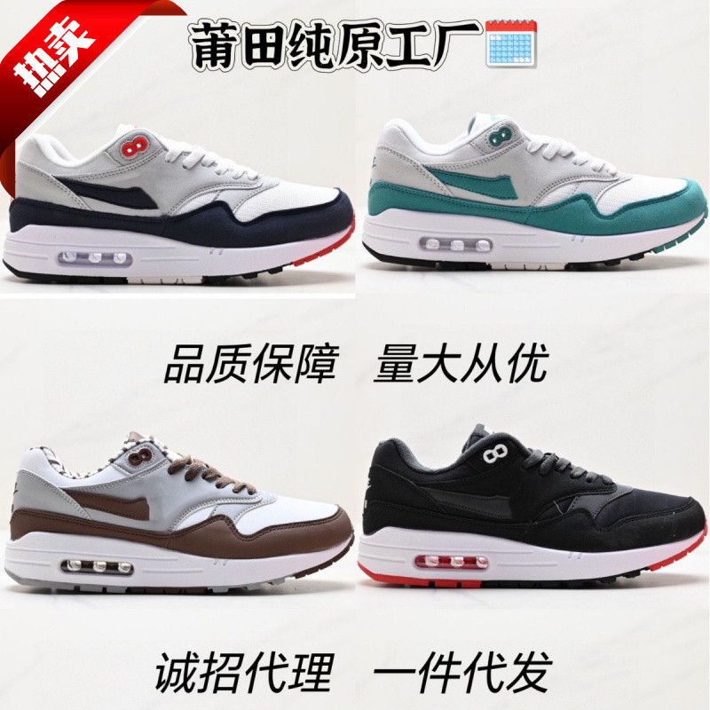 Putian Shoes High Quality Airmax1 Retro Max85 Classic Air Cushion Breathable Shock-Absorbing Low-Top Men's and Women's Sports Shoes