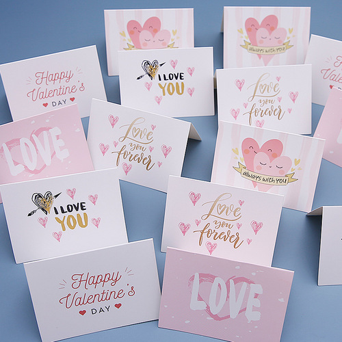 Creative greeting card girl style Amazon Korea creative gift for girlfriend boyfriend Qixi Valentine's Day Teacher's Day