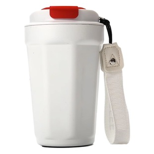 316 stainless steel portable portable coffee vacuum Cup men's and women's water cup advertising gift Cup logo lettering