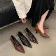 Niche French Pointed Leopard Print High Heels Women's 2025 New Spring Elegant Socialite Not Tired Feet Commuting Shoes