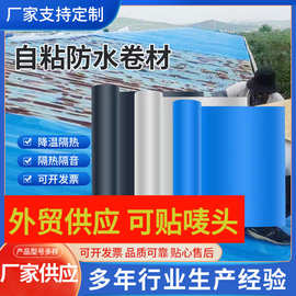 彩钢瓦防水补漏免火烤隔水隔热止水贴屋顶楼面阳光房自粘防水卷材