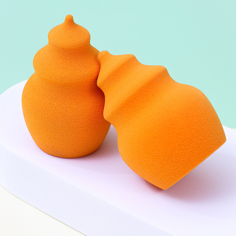 Personalizado maquillaje de forma especial polvo de huevo floating cojín suave no fácil de comer polvo de maquillaje de látex esponja huevo herramienta de maquillaje