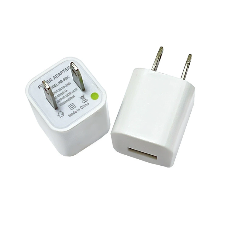 Маленькая зеленая точка 5V1A зарядное устройство один USB головка для зарядки маленький бытовой прибор адаптер питания 1A зарядная головка