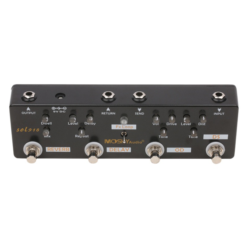 Moskyaudio SOLO918 efectos de instrumentos musicales multicanal. Todo en uno, fábrica al por mayor