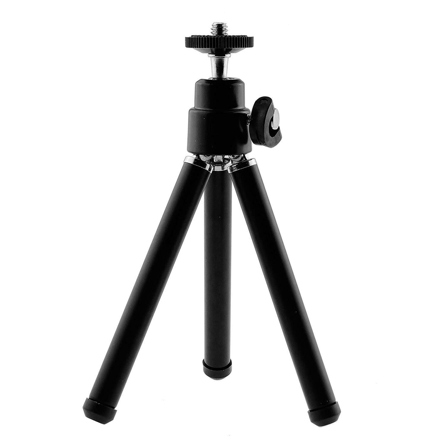 Telescopic tripod, table tubing, small CCTV camera