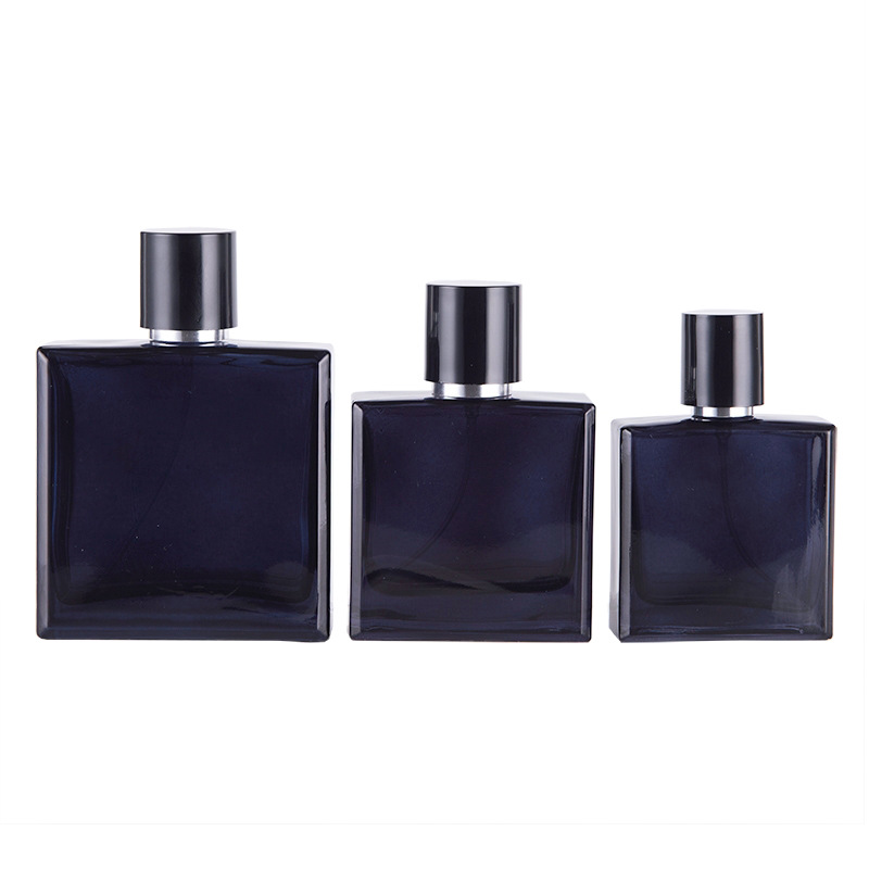 Blue glass perfume