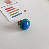 Acrylic cute ring, simple and elegant design, does not fade, on index finger