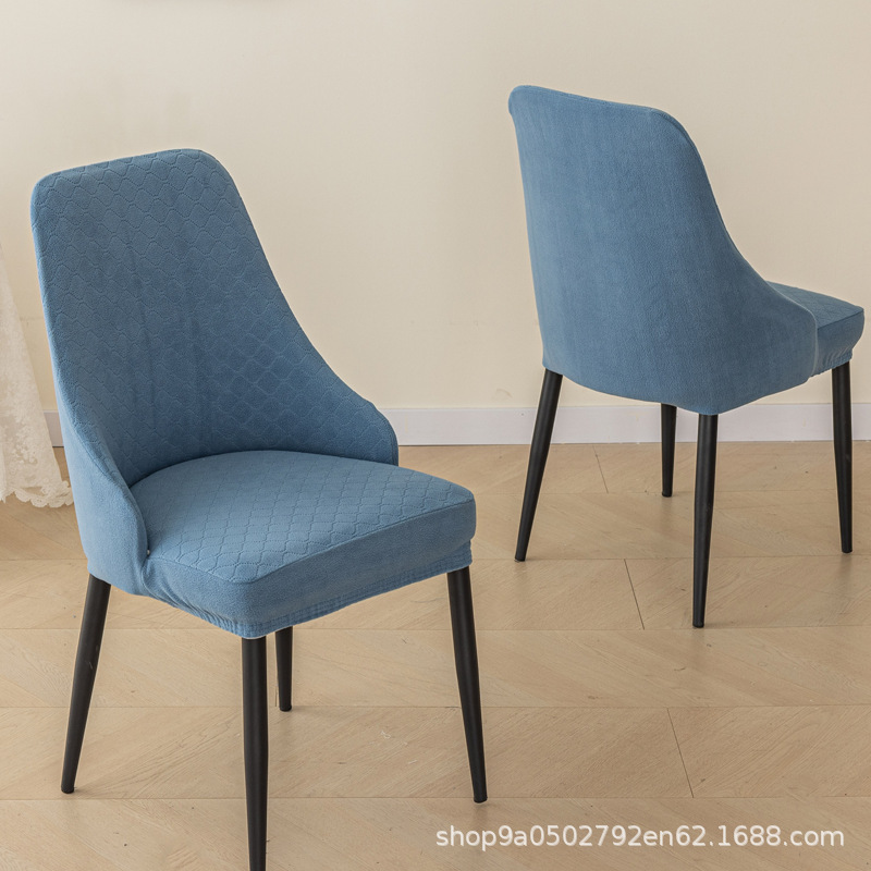 Jacquard wave [denim blue] solid color