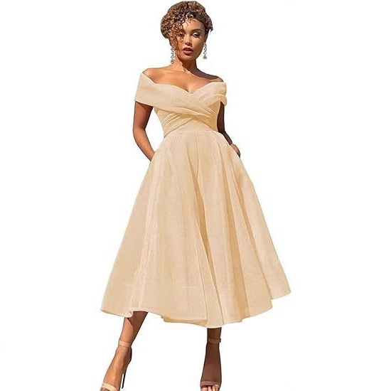 Aliexpress Amazon One Shoulder Evening Dress Banquet Prom Fashion Sexy Temperament Dress Host Dress