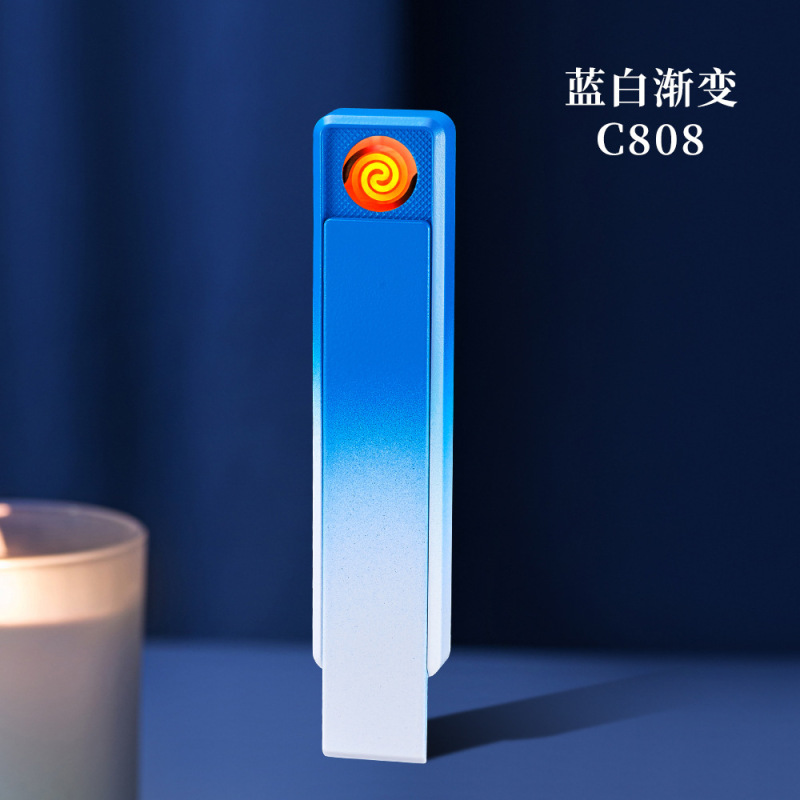 新款热销下拉钨丝点烟器USB充电打火机便携迷你小巧广告logo批发|undefined