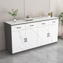 仿岩板餐边柜客厅储物柜置物柜家用茶叶柜厨房碗柜墙边收纳茶水柜