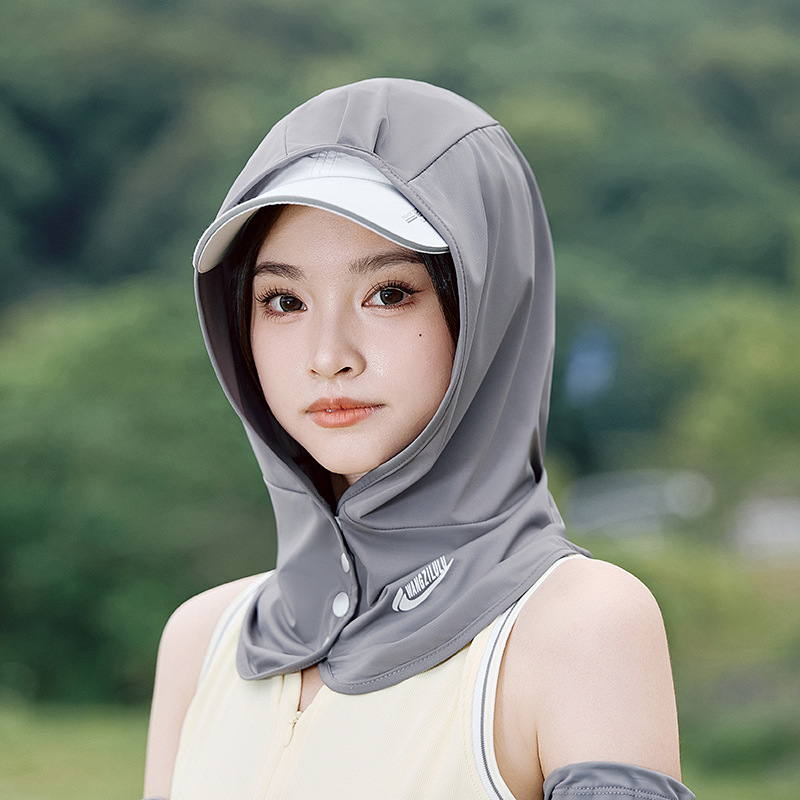 Cycling Sun Protection Hat That Cannot Be Blown over in Summer, Men's and Women's Large Brim Neck Protection Breathable Sun Hat, Outdoor Sun Hat, Face Covering Hat
