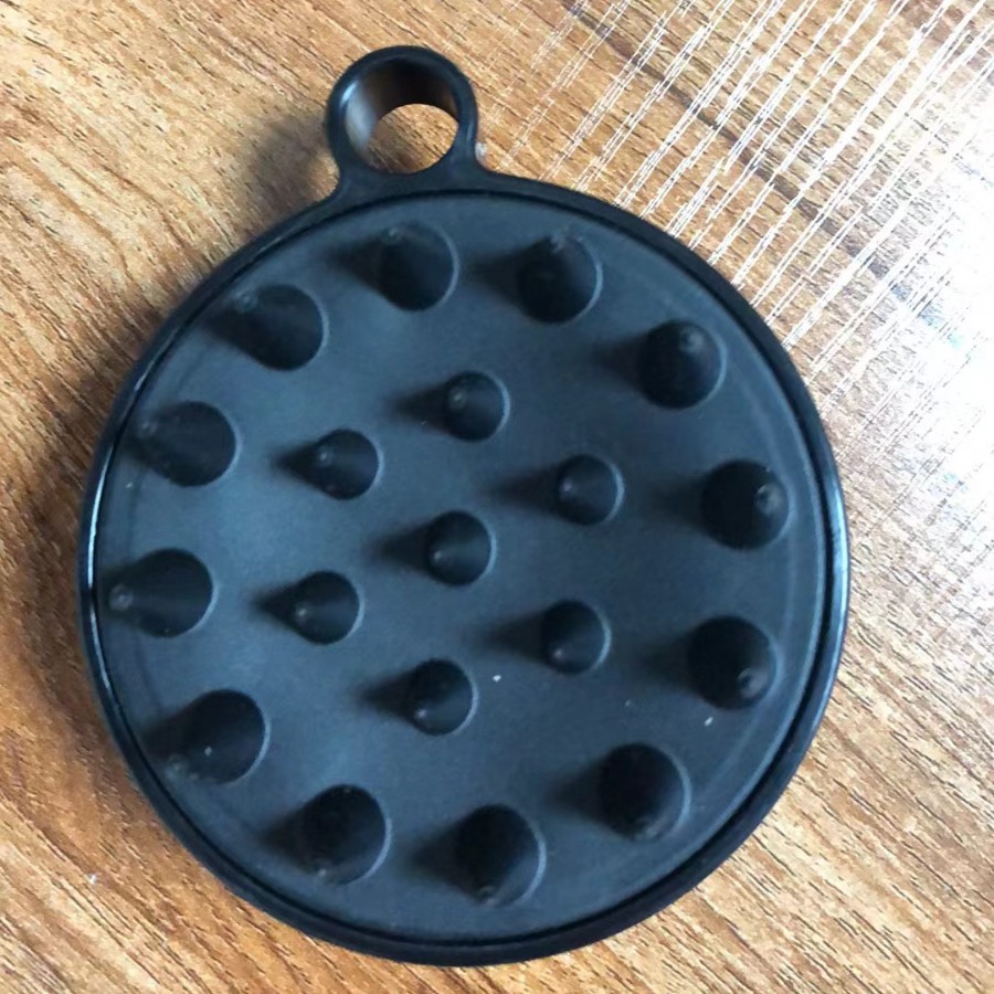 Temu en nombre del champú de pelo artefacto lavado de cuero cabelludo masaje champú peine champú cepillo masajeador peine de silicona rascador de pelo