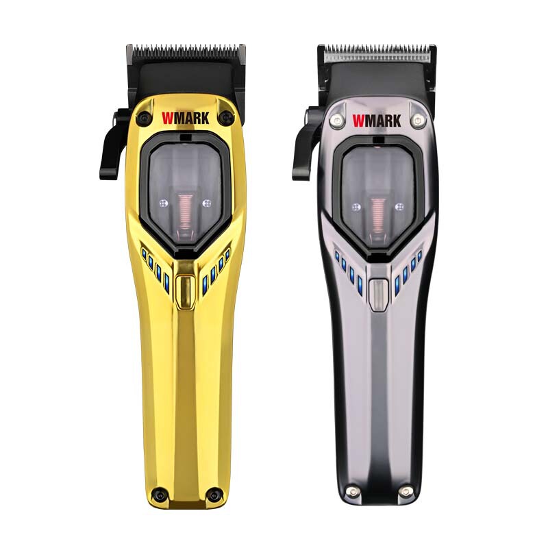 WMARK 磁気サスペンションベクトルモーターバリカンプロフェッショナルデジタルディスプレイ電気バリカン DLC カッターヘッドバリカン NG-9012|undefined
