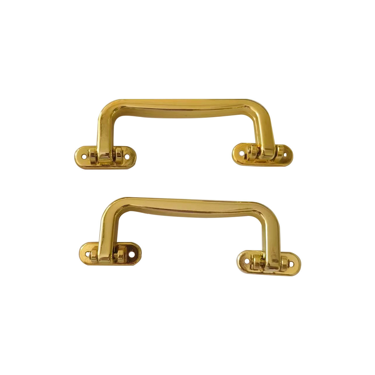 Embalaje de caja de regalo mango de plástico dorado accesorios de caja de regalo mano de columna de aluminio mano de mano mano de mano