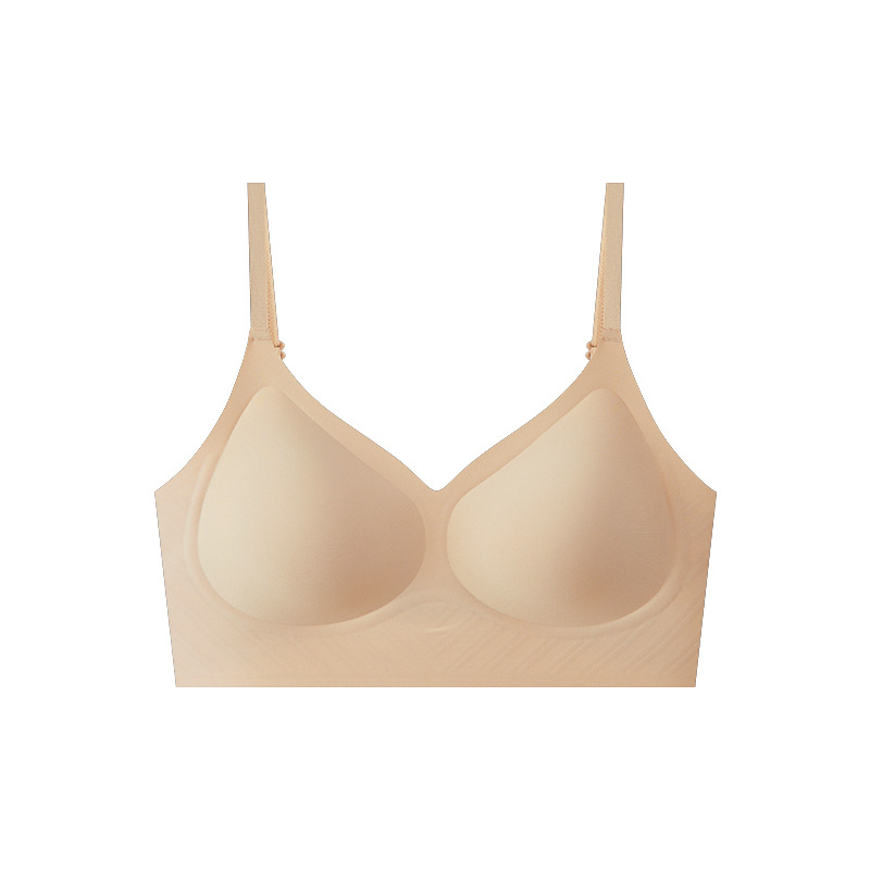 Sujetador de espalda hermoso sin costuras, base líquida, ropa interior invisible para mujer 2025 primavera y verano nuevo estilo reunido sexy en forma de U gran mujer sin espalda