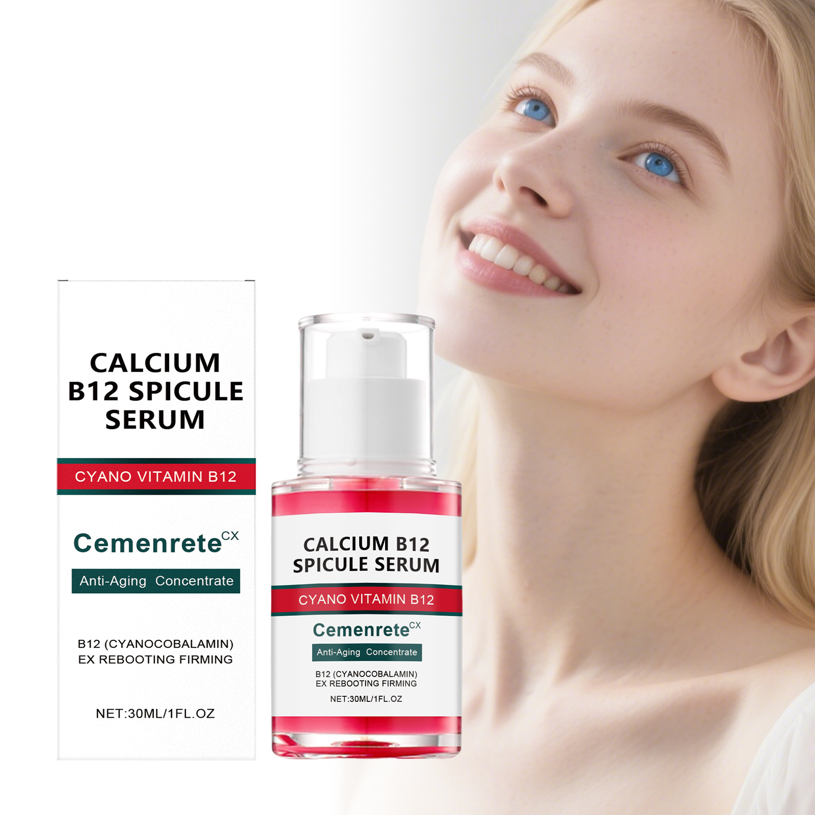Cross-Border Facial Skin Care Serum, Fine Pore Moisturizing, Hydrating, Skin-Care and Brightening Serum