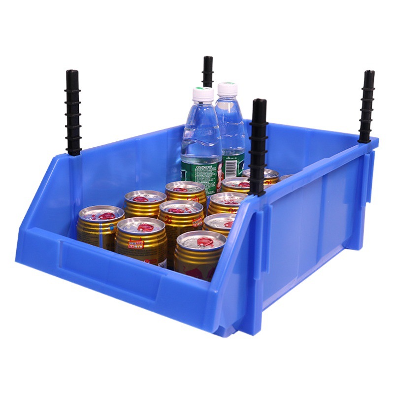 Caja de piezas de plástico combinado oblicuo estante material elemento caja estante hardware autopartes herramienta tornillo rack de almacenamiento