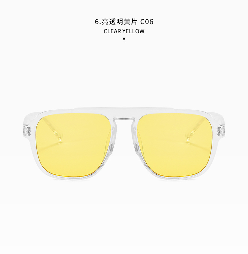 New Style Anti-ultraviolet Tide Single-beam Sunglasses European And American Anti-ultraviolet Glasses display picture 8