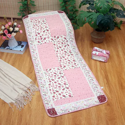 Anti-Slip Patchwork Living Room – Avtomobil döşəmə paspasları - little-rose-bedside-mat-or-car-mat-back-seat-50x135cm