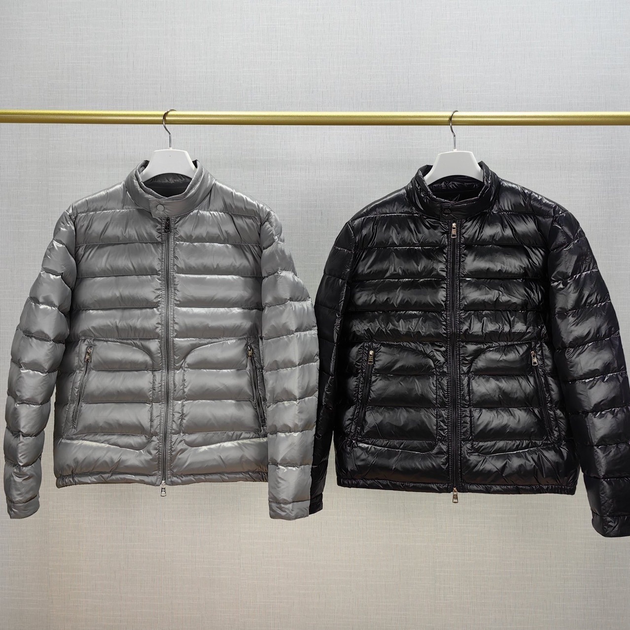 High-volume, high-end, high-quality M-brand new lightweight short men's down jacket, fashionable and versatile