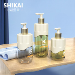 スポット300ml 500ml 700mlホテル入浴剤シャンプーボトルPETプレス分注ボトルボディローションボトル