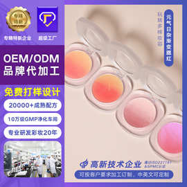 莱倩工厂 渐变腮红贴牌定制OEMODM单色腮红多色定制厂家贴牌加工
