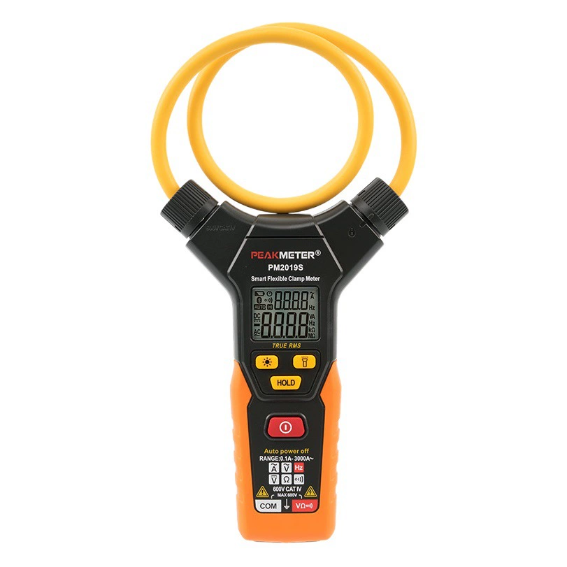 PEAKMETER Huayi PM2019 Гибкая катушка сильноточной утечки тока зажимного типа Амперметр мультиметр