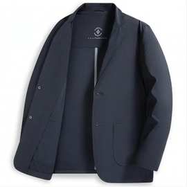 冰丝无痕男士夏季商务休闲单西服薄款抗皱2025新款跨境现货修身