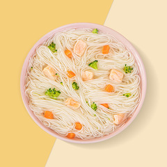 秋田滿滿兒童麵條細面寶寶嬰兒有機獨立包裝嬰幼兒營養200g輔食