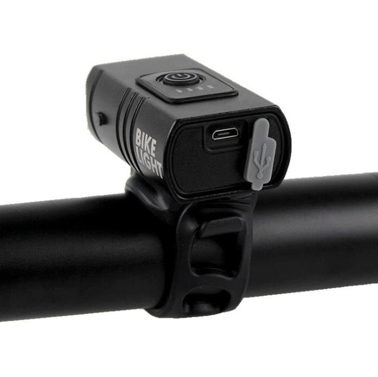Luz de la bicicleta del faro usbT6 luz fuerte luz linterna equipo de equitación noche Riding Road mountain bike accesorios luz trasera