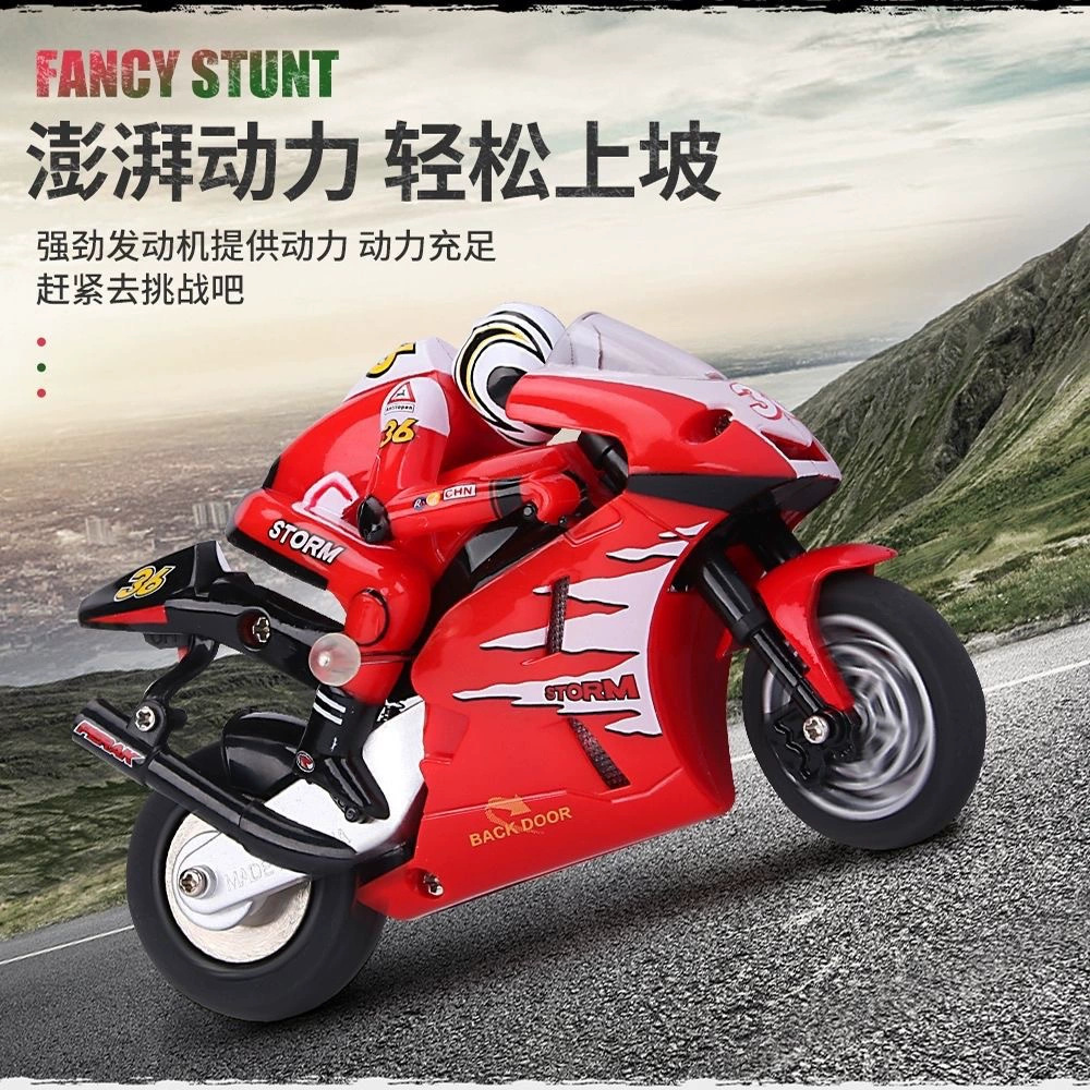 8012 Magic Wei 2.4g Jumping Remote Control Charging Motorcycle Rc Full Scale Elegant Racing Mini High Speed