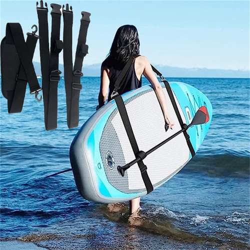 Thickened Upgraded Surfboard Shoulder Strap Paddle Board Kayaking Multi-Function Strapping Belt Adjustable Fixed Back Strap