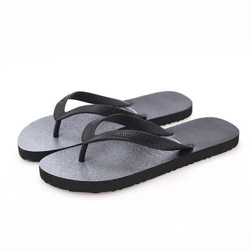 New Slides Anti-Slip Outdoor Wear Beach Versatile Fashion Trend Korean Version Personality Thong Sandals for Men Summer Herringbone