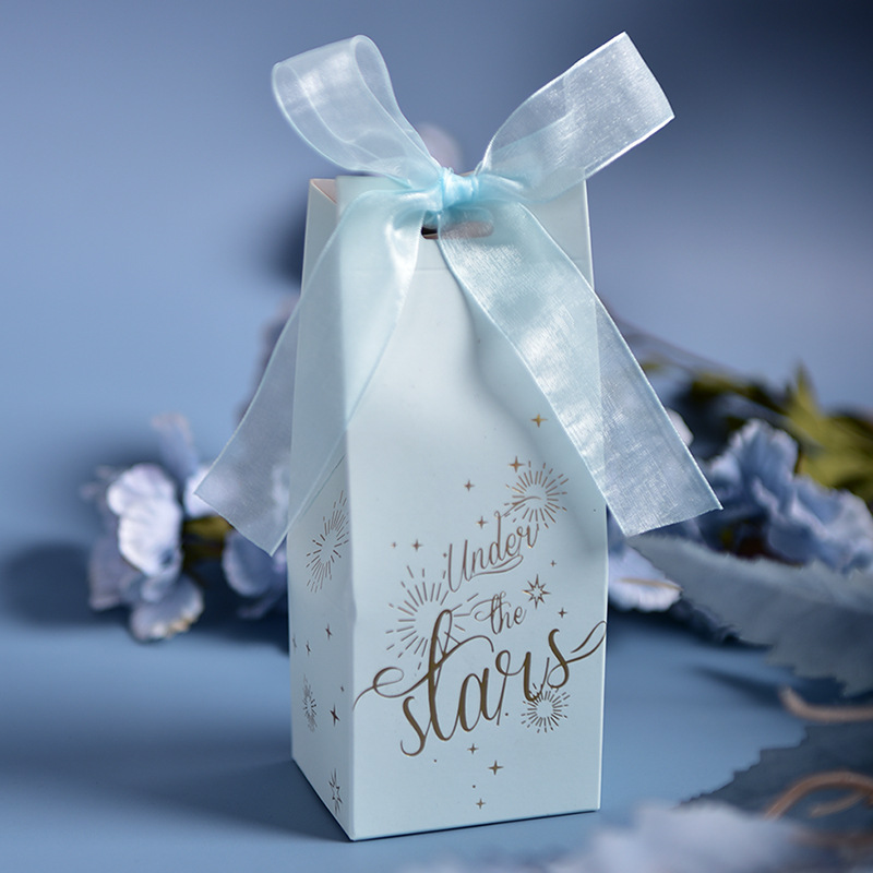 Caramelo pequeño lote verde caja de dulces frescos boda mano pequeña caja de regalo caramelo translúcido pequeña bolsa de regalo