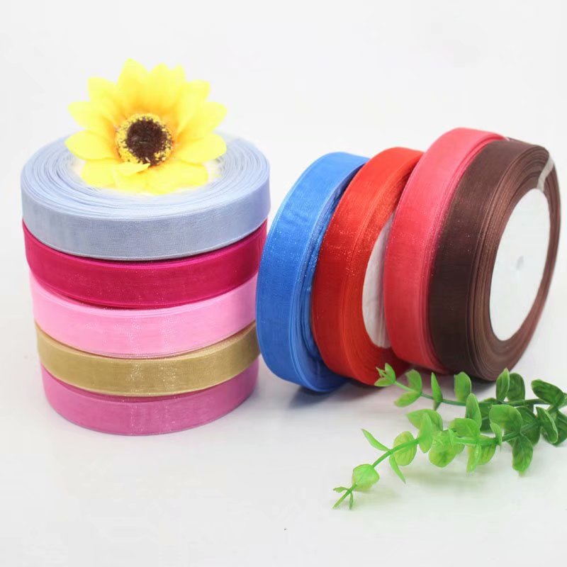 手工diy夏季雪纺纱丝带线手工编织钩织太阳帽子线勾帽子线批发