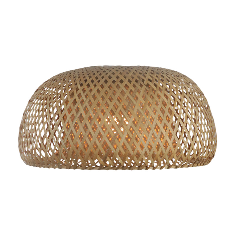 Lámpara de bambú nuevo chino antiguo creativo bambú linterna té restaurante olla caliente japonés retro Zen