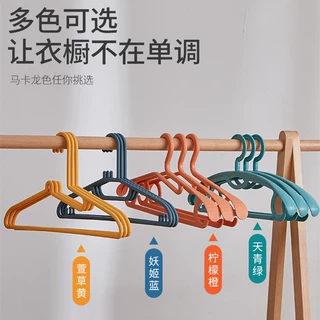 调节衣架多功能加厚宽肩宿舍加粗衣架家用衣服无痕架子塑料晾衣架