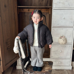 儿童羽绒服2025冬季新款女童羽绒服新国标90白鸭绒宝宝连帽童外套