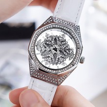 新款时来运转系列旋转雪花奢华款水钻女士石英手表镂空时尚腕表