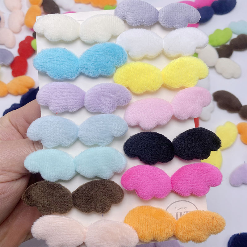 초음파 엠보싱 DIY 봉제 천사 날개 어린이 헤어 액세서리 소재 의류 Baryon 수제 장식 액세서리