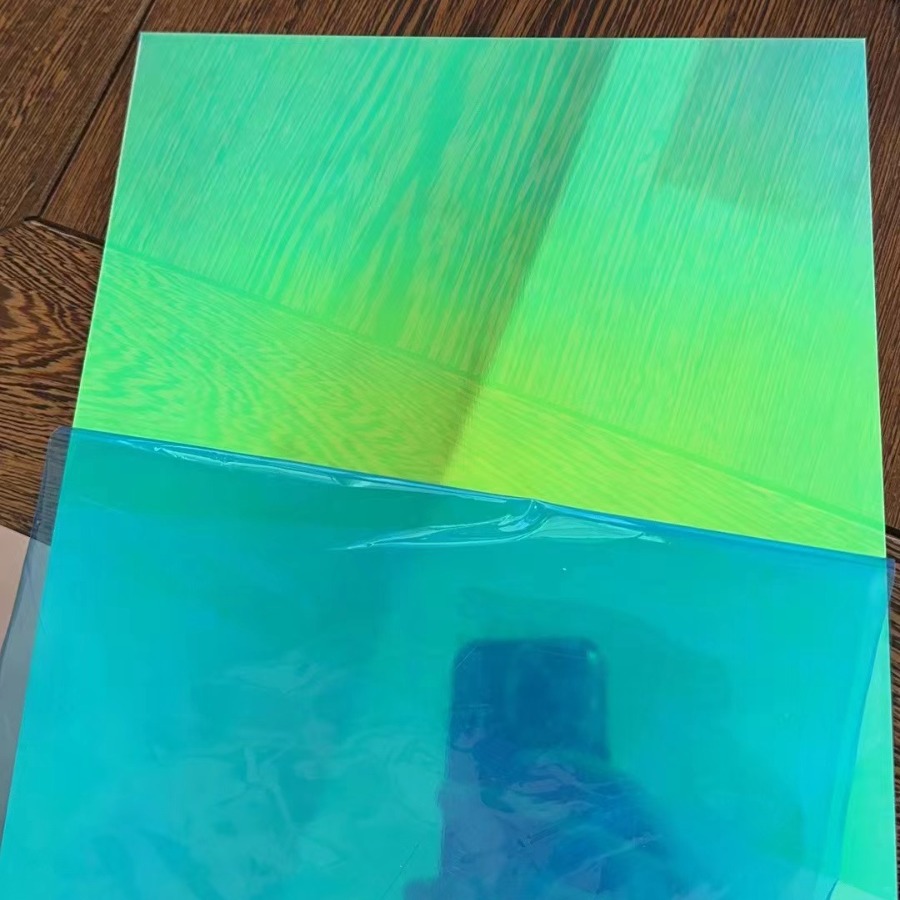有机玻璃板材镜面ps板金色银色镭射幻彩炫彩板彩色亚克力板厂家