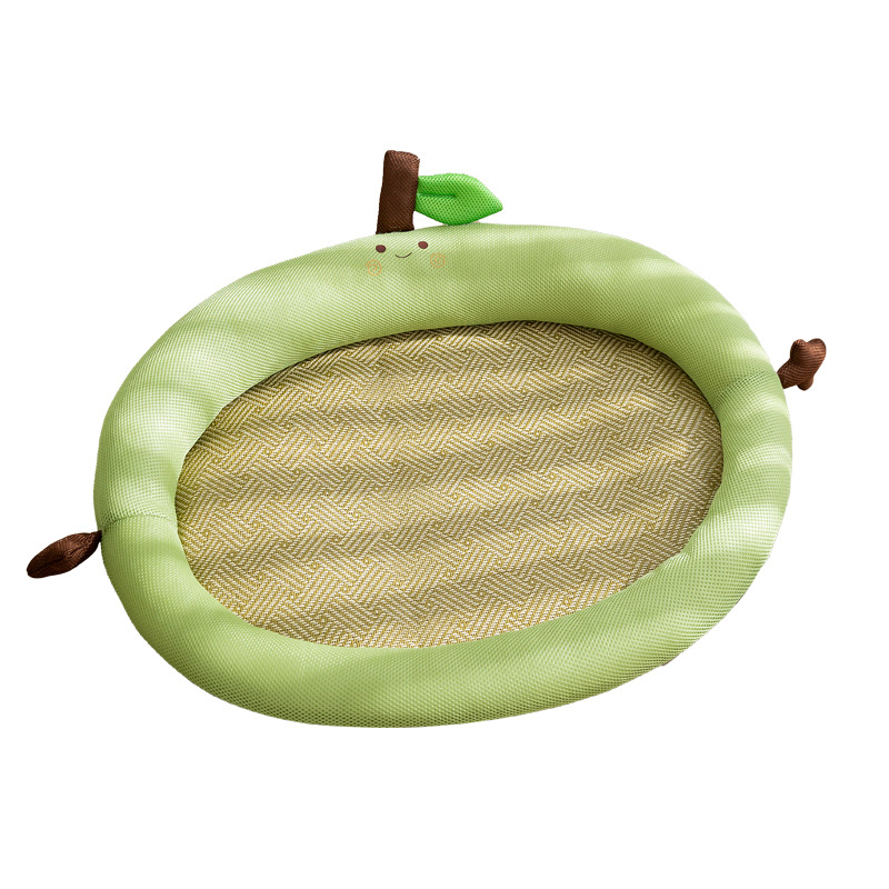 Gatos de verano aguacate respaldo gato nido de verano perros fresco alfombra nido de perros fresco alfombra para perros suministros para mascotas