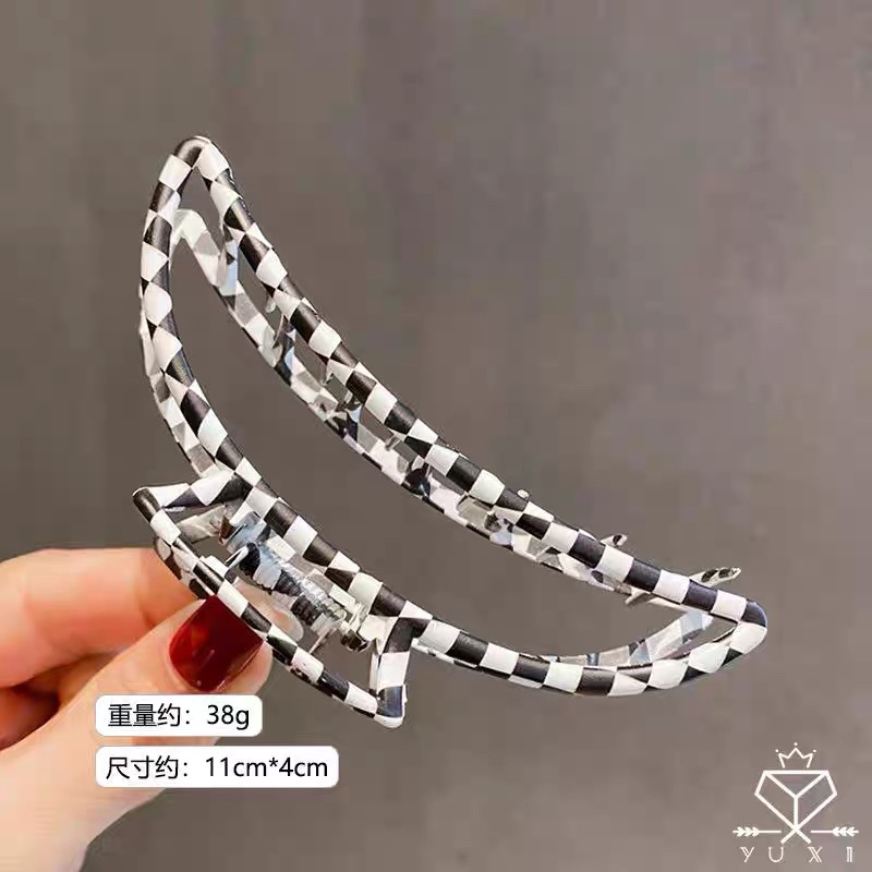 Estilo coreano horquilla de metal Cabeza trasera tiburón pelo clip de pelo ins clip de pelo femenino temperamento elegante clip fijo image 110