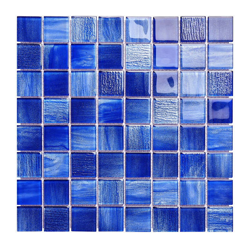 Glass green mosaic