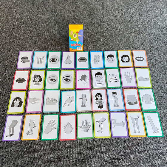 Infant Enlightenment Early Education English Word Recognition Card Color Visual Flash Card Teaching Aids Animal Flash Cards